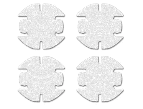 Transparent Door Handle Finger Guards (Set of 4)