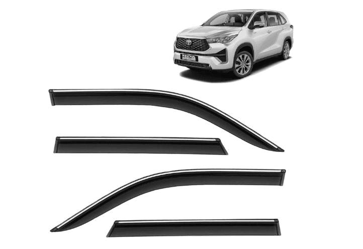 Chrome Lining Door Visor - Innova Hycross & Invicto (Set of 4)