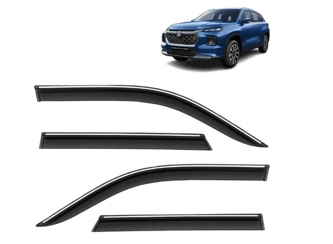 Chrome Lining Door Visor - Grand Vitara & Hyryder (Set of 4)