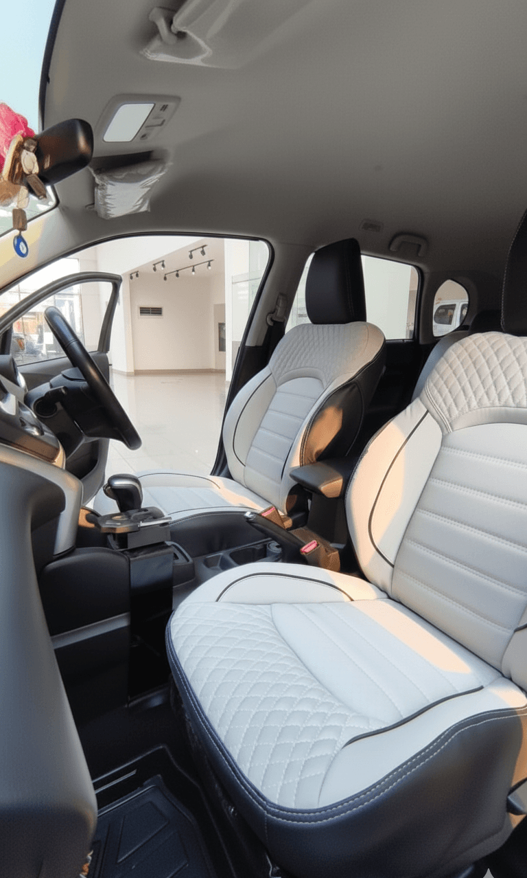 Premium Leather Seat Covers - Toyota Hyryder